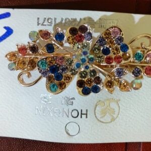 Elegant crystal Butterfly hair clip for women and girls